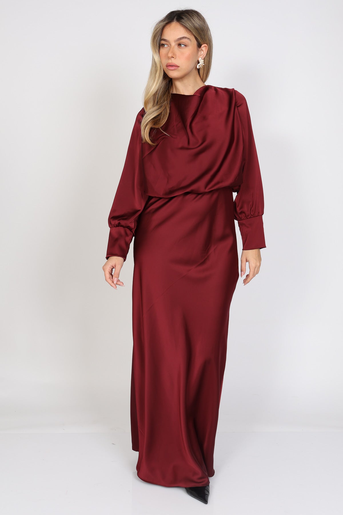 שמלת סאטן לורן