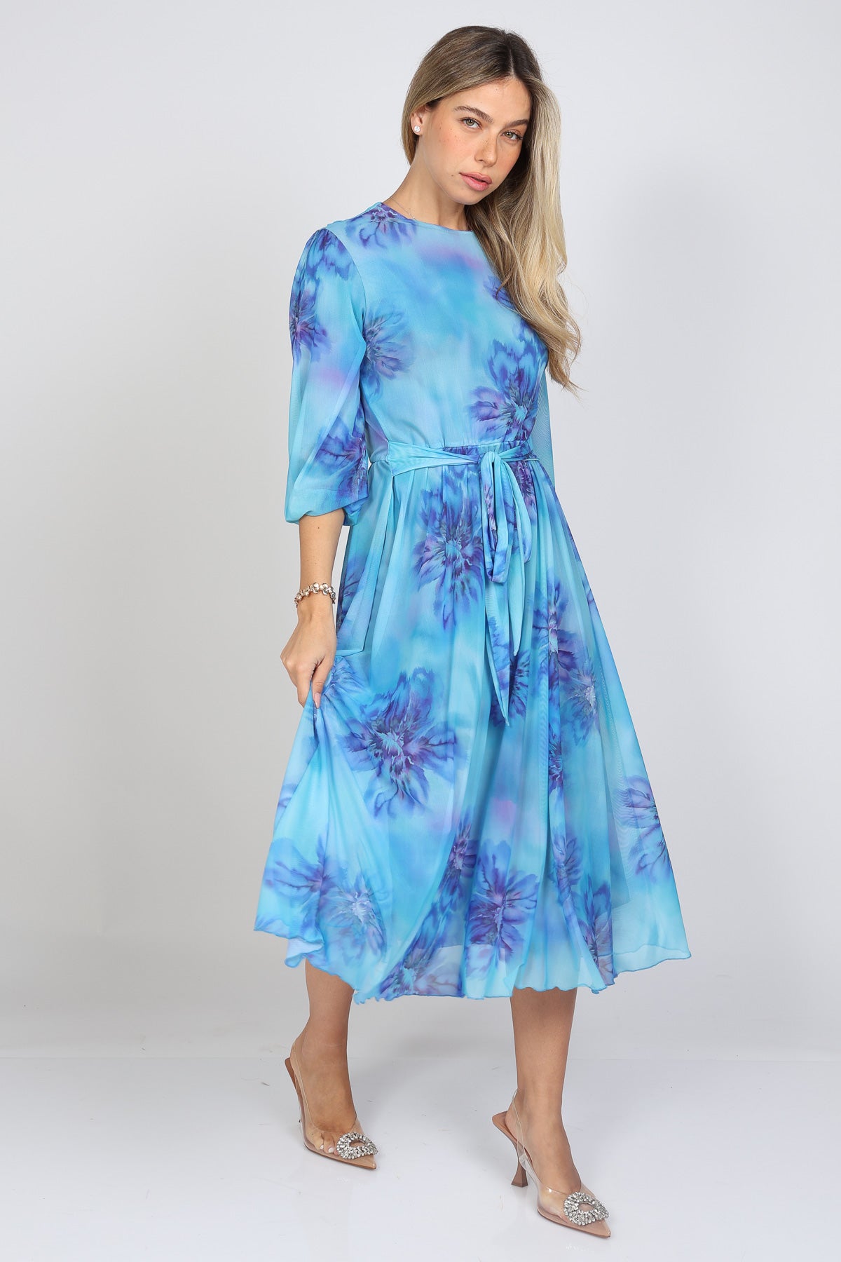 שמלת קשירה עננים